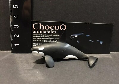 #ad Kaiyodo Animatales Choco Q Series 7 Orca Killer Whale Figure $12.99