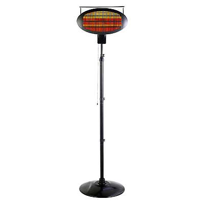 #ad Optimus Garage Outdoor Floor Standing Infrared Patio Heater with Remote $124.95