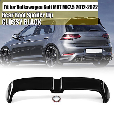 #ad For Volkswagen VW Golf 7 MK7 7.5 2014 19 Gloss Black Rear Roof Spoiler Wing $87.99