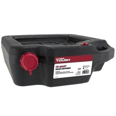 #ad Hyper Tough 16 Quart Automotive Drain Pan Container 420032HTMI Black $12.47