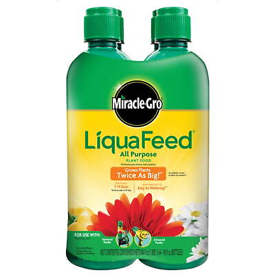 #ad Miracle Gro Liquafeed All Purpose Plant Food 4 Pack Refills 16 fl. oz. $14.97