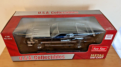 #ad Sun Star 1971 Ford Mustang Mach 1 1 18 Scale Diecast Model Muscle Car 3602 $89.99
