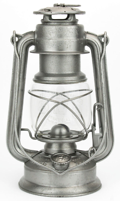 #ad FEUERHAND 275 Baby 1930s Early Model Kerosene Silver Lantern Oil Storm Lamp Camp $105.00