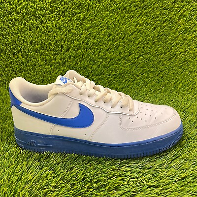 #ad Nike Air Force 1 #x27;07 Low Royal Mens Size 10.5 Athletic Shoes Sneakers CK7663 103 $69.99