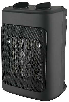 #ad Mainstays 1500W Ceramic Fan Force Electric Space Heater Black $19.96