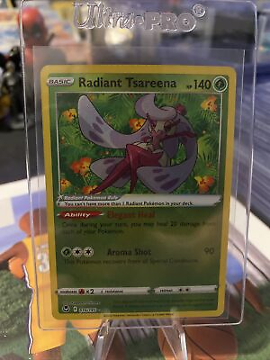 #ad Pokémon TCG Radiant Tsareena Samp;S Silver Tempest 016 195 Holo Radiant Rare $1.75
