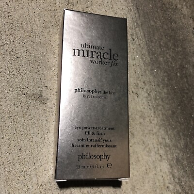 #ad Philosophy Ultimate Miracle Worker Fix Eye Power Treatment Firm 0.5 oz New $19.95