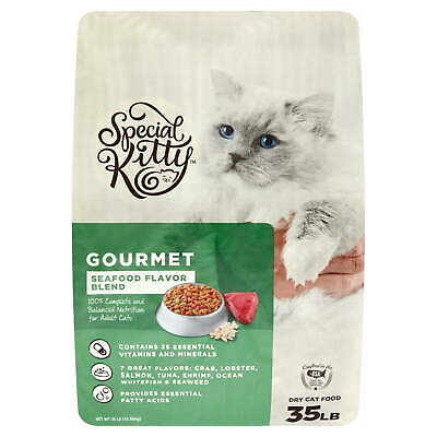 #ad Gourmet Formula Dry Cat Food Seafood Flavor Blend 35 lb $21.85