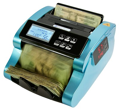 #ad Idletech BC 1100 Blue Bill Counter with Counterfeit Detection MG UV IR $89.49