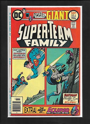 #ad Super Team Family #5 1976 : Giant Size Bronze Age DC Comics Batman FN 6.5 $6.76