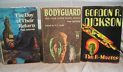 #ad lot vtg old Sci Fi THE R MASTER THE DAY OF THEIR RETURN BODYGUARD GALAXY $13.50