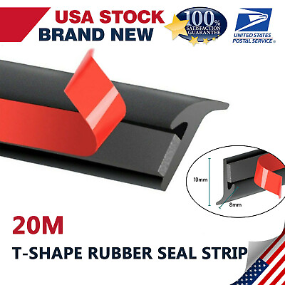 #ad 65Ft T Shape Rubber Car Seal Strip Hood Door Edge Trim For Grand Jeep Cherokee $25.29