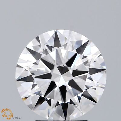#ad 3.51 Ct Round Cut E Color VS2 Clarity IGI Certified CVD Diamond $1724.00