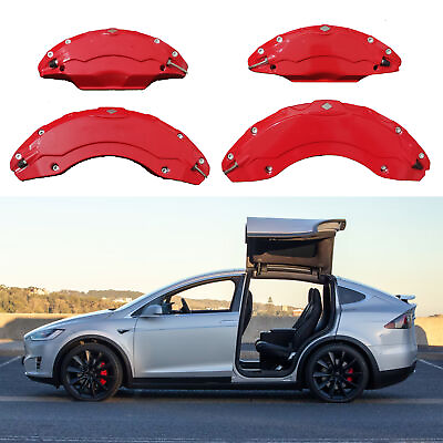 #ad 9 Colors Caliper Covers Set of 4 Compatible with Tesla Model X Model S 2022 2024 $149.00