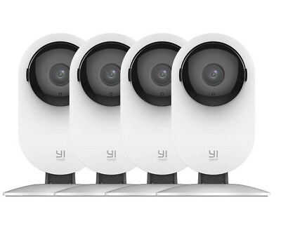 YI 4pc Home Camera 1080p Wireless IP Security Surveillance System Night Vision $47.99