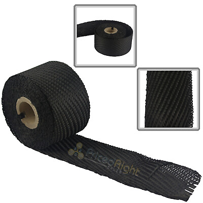 #ad DEI Black Titanium Underhood Exhaust Wrap 2 in x 15 ft Roll Carbon Fiber 010005 $26.95