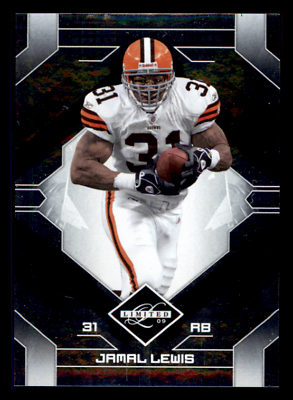 #ad 2009 Donruss Limited Jamal Lewis SN208 399 #26 Cleveland Browns $5.00