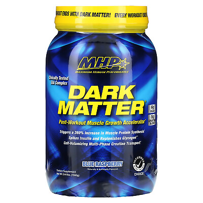 #ad DARK MATTER Post Workout Muscle Growth Accelerator Blue Raspberry 3.44 lbs $42.89