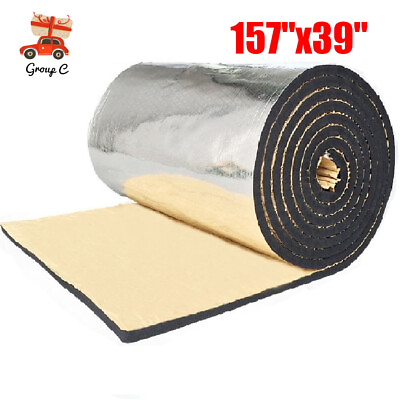 #ad Sound Deadener Heat Shield For Car Firewall Hood Floor Insulation Mat 157x39quot; $35.91