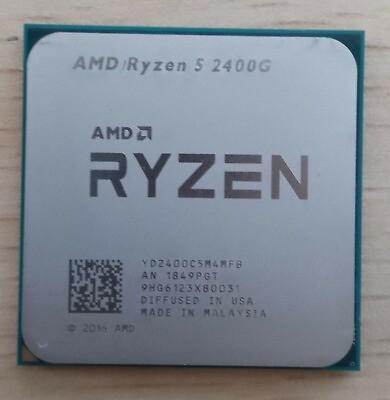 #ad AMD Ryzen 5 2400G Quad Core 3.9GHz Turbo Socket AM4 CPU Processor R5 2400G $61.00