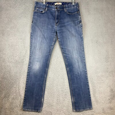 #ad Levis Jeans Womens 14 Blue 525 Straight Perfect Waist Stretch Dark Denim 34x30 $22.99