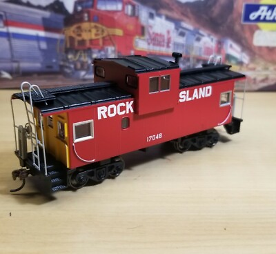 #ad HO Athearn Rock Island wide vision caboose rtr for train set nos $45.95