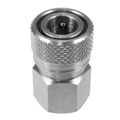 #ad Paintball PCP Stainless Steel Female Quick Disconnect Adapter 1 8#x27; Durable $10.34