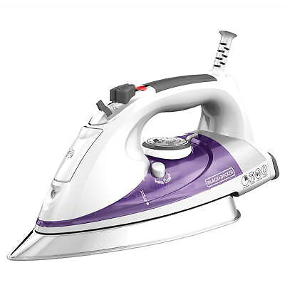 #ad BLACKDECKER Professional Steam Iron with Stainless Steel Soleplate and Extra Lo $25.89