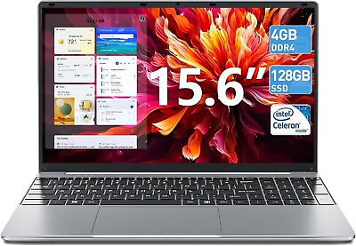#ad #ad SGIN 15.6quot; FHD Laptop Notebook Intel Celeron 2.8 GHz 128GB memory 4GB SSD HDMI $169.00