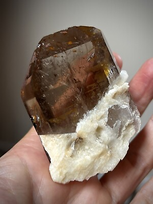 #ad Natural Citrine Quartz Crystal Iron Quartz Brazil Citrine Crystal Window Quartz $85.85