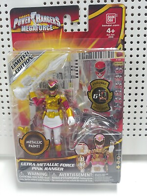 #ad Ultra Metallic Pink Ranger Mega Force Power Rangers Megaforce Bandai Limited $15.99