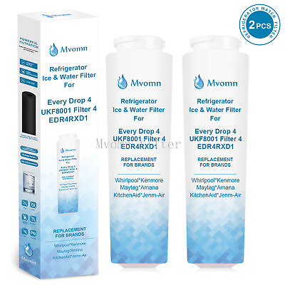 #ad 2 Pack Kenmore 469084 9084 Replacement Refrigerator Water Filter Cartridge White $23.99