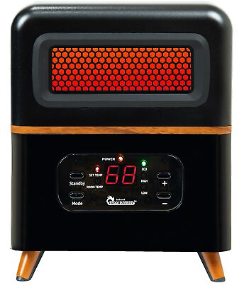 #ad DR 978 Infrared Space Heater Hybrid Black $92.58