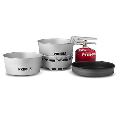 #ad Primus Essential Stove Set 2.3L pot pan hiking camping all in one cooking set $149.38