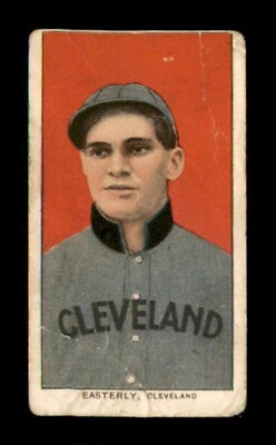 #ad 1909 T206 Ted Easterly CLEVELAND LOWER GRADE SWEET CAPORAL BACK 559502 $155.00