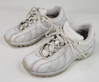 #ad Nike Air Women’s VXT Cross Trainers 310215 101 Triple White Leather Size 8.5 $16.86