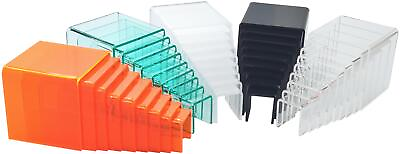 #ad T#x27;z Tagz Brand New Acrylic Riser Display Stand 9 Piece Color Variation Sets $57.99