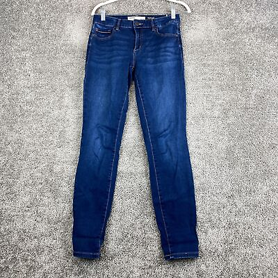 #ad GARAGE Premium Denim Super Soft Skinny Jeans Women#x27;s 05 Blue Low Rise Dark Wash $11.37