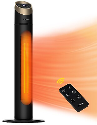 #ad Electric Tower Space Heater With Remote And Humidifier For Indoor Use Large Room $47.47