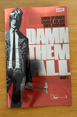 #ad DAMN THEM ALL #1 Charlie Adlard FOIL Cover C 1st Print Boom NM $5.39