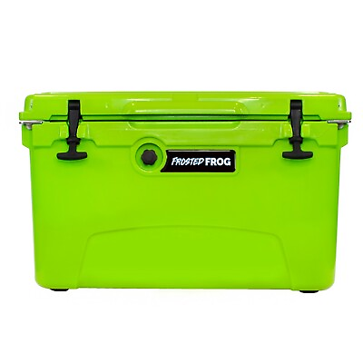 #ad Frosted Frog Original Green 45 Quart Cooler Heavy Duty Ice Chest $229.99
