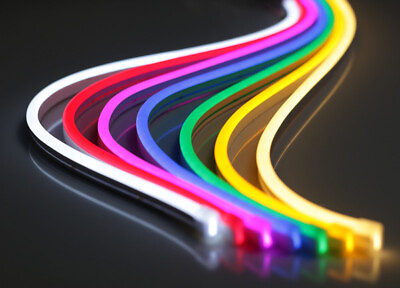 12V Flexible LED Strip Waterproof Sign Neon Lights Silicone Tube 1M 5M or 50M $109.99