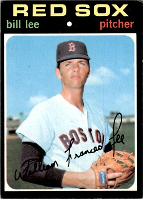 #ad 1971 Topps Baseball Card Bill Lee A Boston Red Sox #58 $4.14