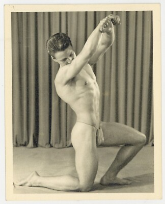 #ad Pat Burnham 1950 Trim Toned Beefcake WPG 5x4 Don Whitman Physique Gay Photo 8598 $379.00