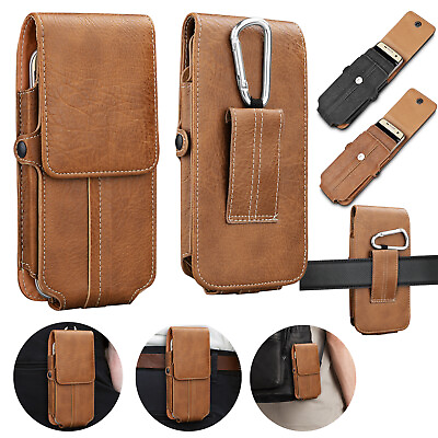 #ad For LG Stylo 4 Stylo 5 Cell Phone Vertical Leather Case Pouch Belt Clip Holster $9.99