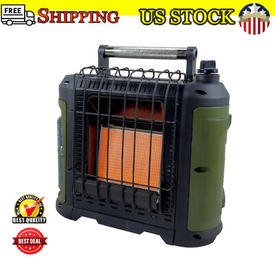 #ad US Portable Propane Heater Space Heater 10000 BTU Automatic Shutoff Camping NEW $88.50