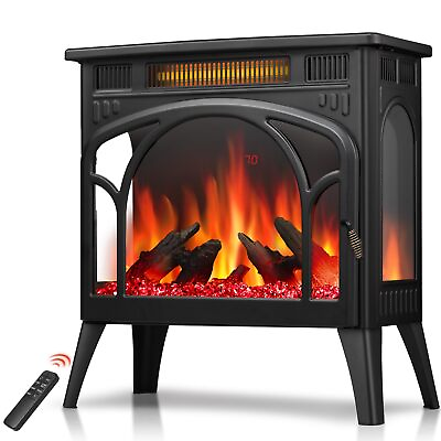 #ad Electric Fireplace1500W Freestanding Fireplace Infrared StoveRemotefrom TX $139.99