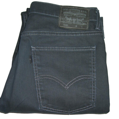 #ad LEVI#x27;S Jeans 508 Regular Tapered Denim W30 L32 Line 8 Dark Blue 0001 Mens GBP 38.99