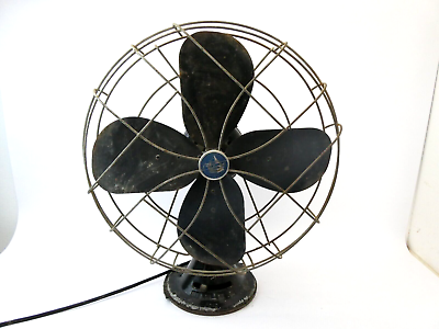 #ad Vintage Used Working Cast Iron Emerson Electric Type 79648 SA Fan 1.4Amp 115Volt $116.00