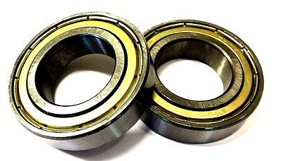 #ad PAIR OF 6006 Z BEARINGS DUAL SIDE RUBBER SEAL 6006 Z $18.95